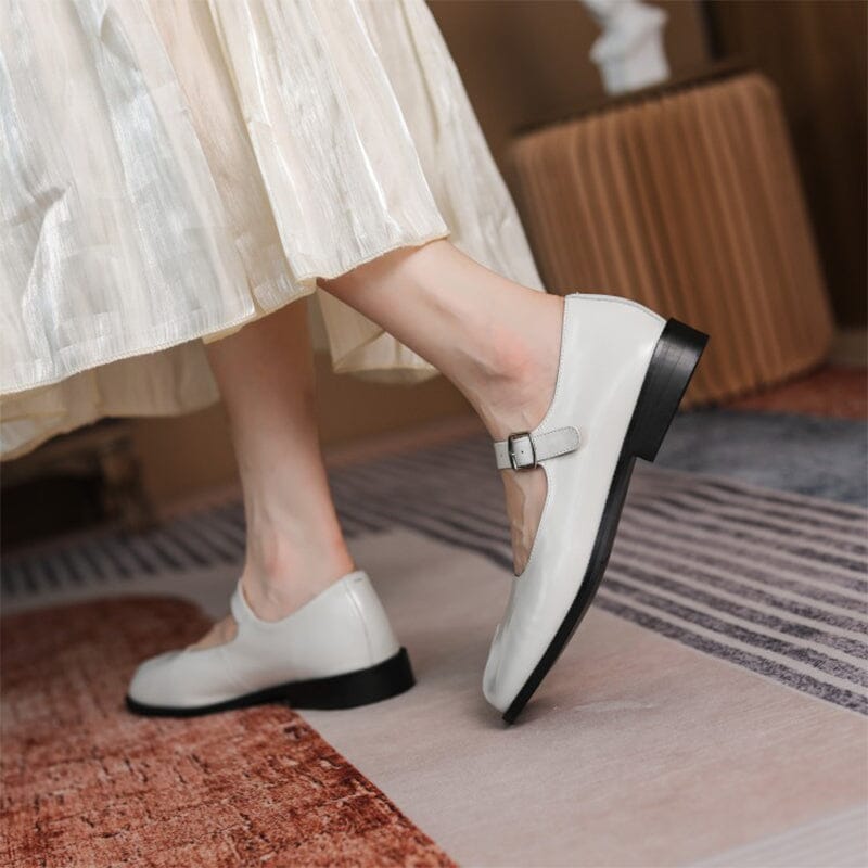Eastwood and Bloom™ | Martha Leather Mary Janes