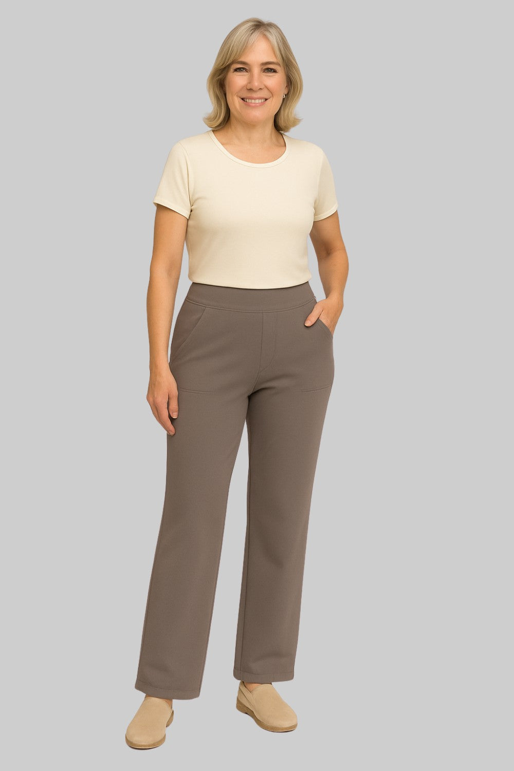 Eastwood and Bloom™ | Eulalie – Relaxed fit wide-leg trousers